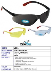 Vaultex V901 Safety Googles, Anti-Scratch